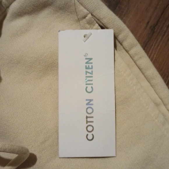 Cotton Citizen Tan Oat High Waisted Fitted Sweatpants A40 - Picture 7 of 11